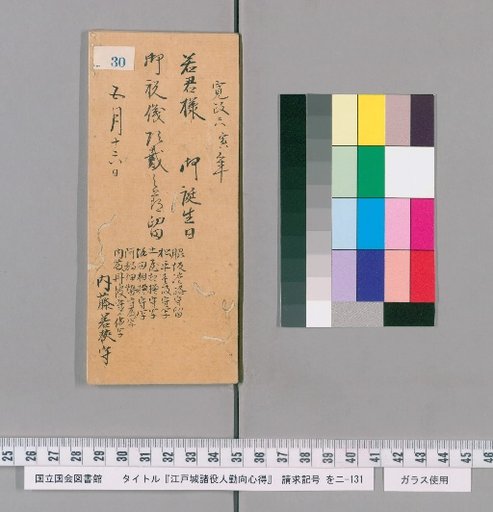 Rules of Conduct for Officials of Edo Castle [31]