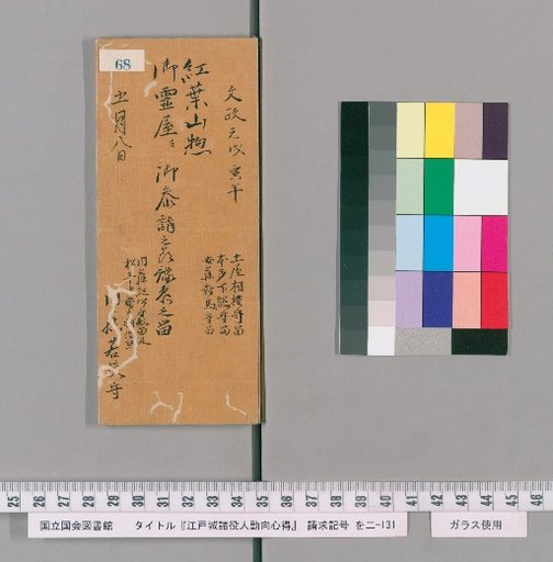 Rules of Conduct for Various Officials of Edo Castle [70]