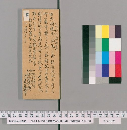 Rules of Conduct for Various Officials of Edo Castle [75]