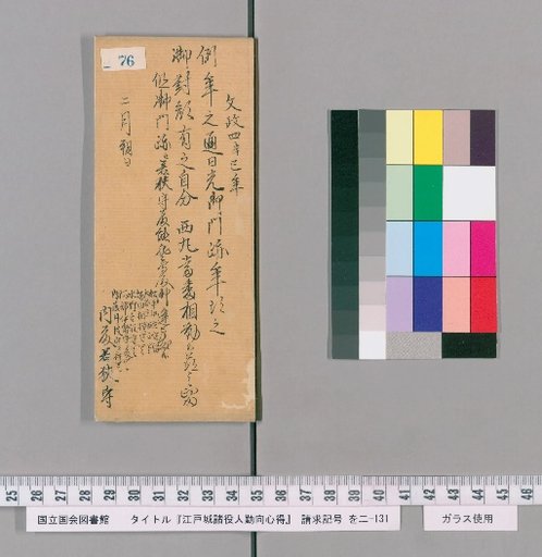 Rules of Conduct for Various Officials of Edo Castle [78]