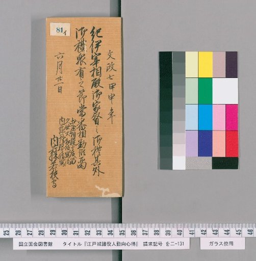 Rules of Conduct for Various Officials of Edo Castle [84]