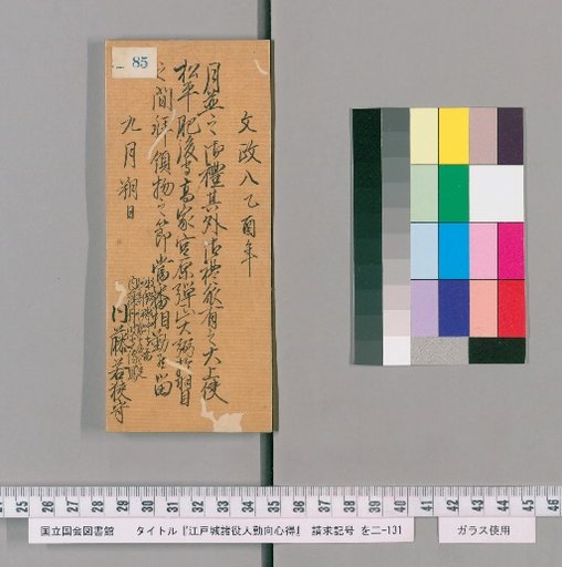 Rules of Conduct for Various Officials of Edo Castle [88]
