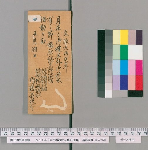 Edo Castle Officials' Duties and Conduct [92]