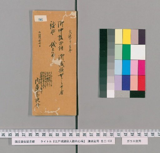 Edo Castle Officials' Duties and Conduct [99]