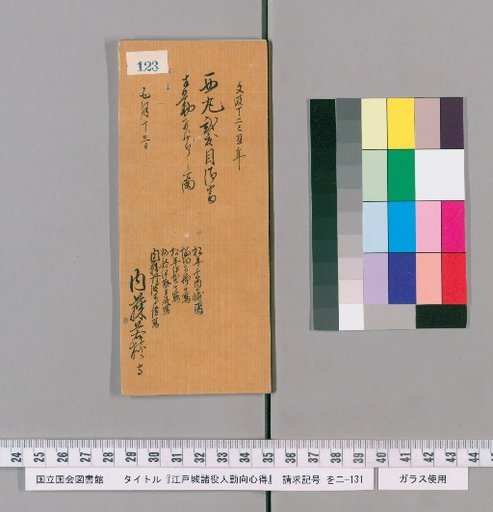 Edo Castle Officials' Duties and Conduct [126]