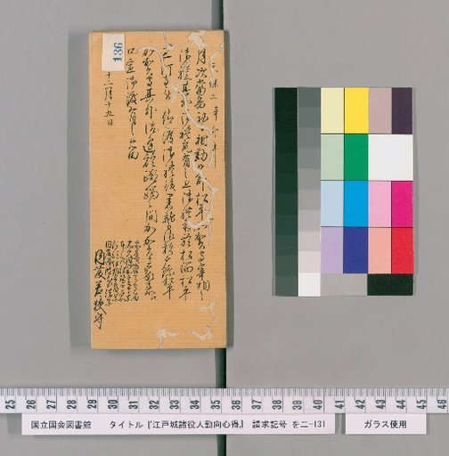 Rules of Conduct for Various Officials of Edo Castle [139]