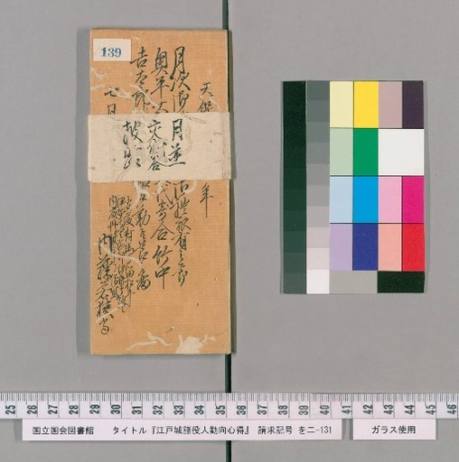 Rules of Conduct for Various Officials of Edo Castle [142]
