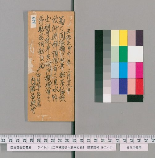 Rules of Conduct for Various Officials of Edo Castle [152]