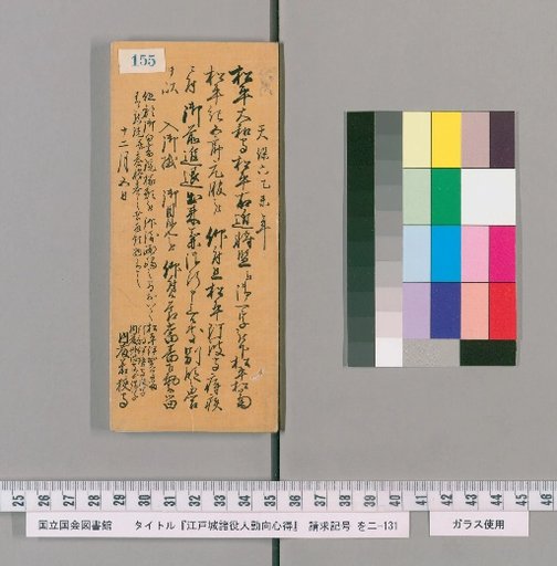 Rules of Conduct for Various Officials of Edo Castle [158]