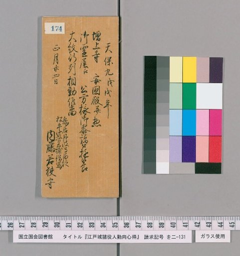 Rules of Conduct for Officials of Edo Castle [177]