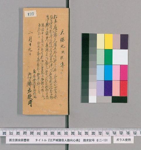 Rules of Conduct for Officials of Edo Castle [180]