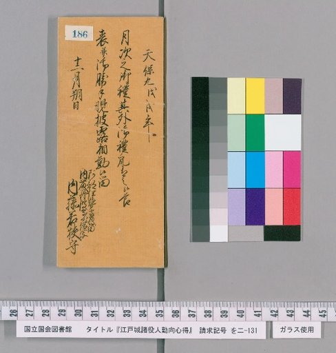Rules of Conduct for Officials of Edo Castle [189]