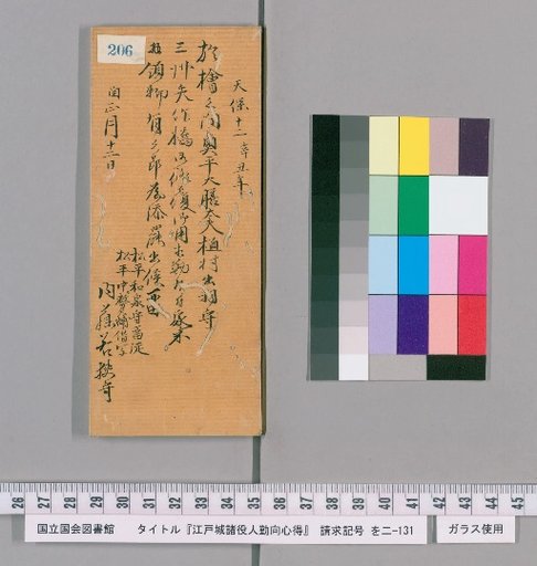 Rules of Conduct for Officials of Edo Castle [209]
