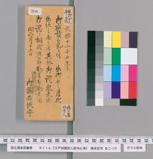Rules of Conduct for Various Officials of Edo Castle [211]