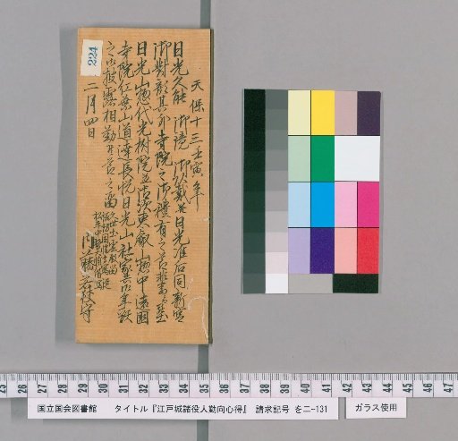 Rules of Conduct for Various Officials of Edo Castle [227]