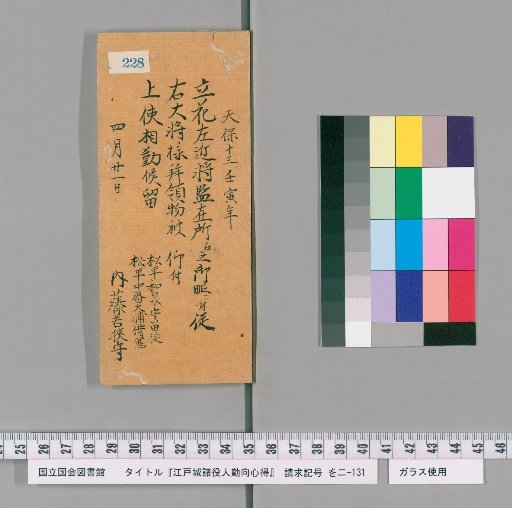 Rules of Conduct for Various Officials of Edo Castle [231]