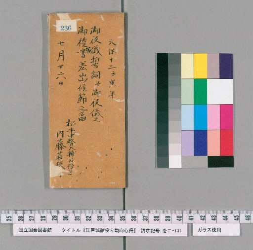Rules of Conduct for Various Officials of Edo Castle [239]