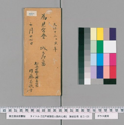 Rules of Conduct for Various Officials of Edo Castle [240]