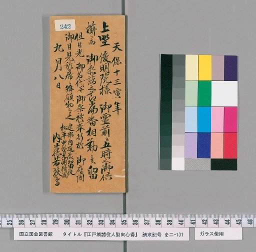 Rules of Conduct for Various Officials of Edo Castle [245]