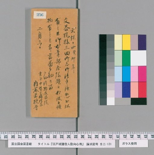 Regulations for the Duties of Officials at Edo Castle [259]