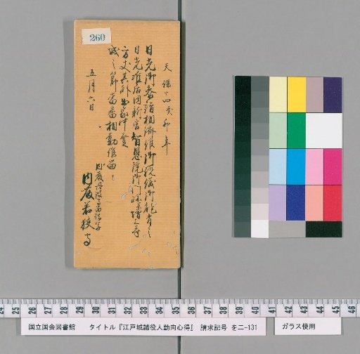 Regulations for the Duties of Officials at Edo Castle [263]