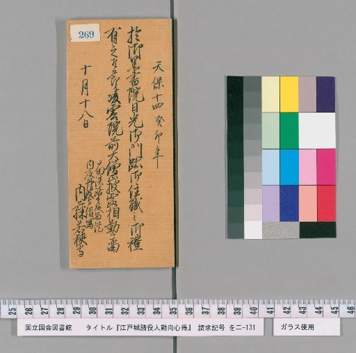 Regulations for the Duties of Officials at Edo Castle [272]