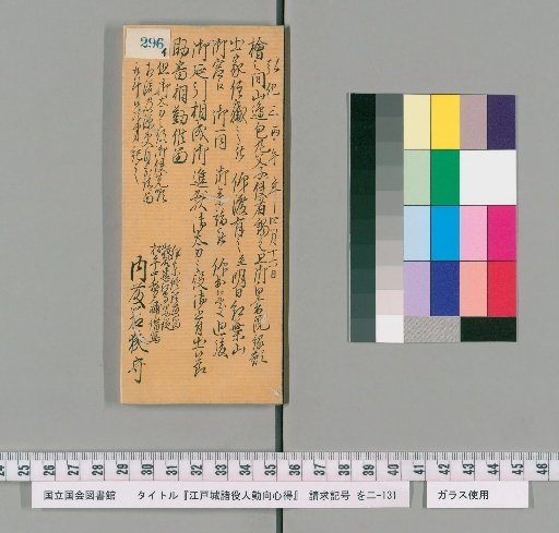 Rules of Conduct for Various Officials of Edo Castle [301]