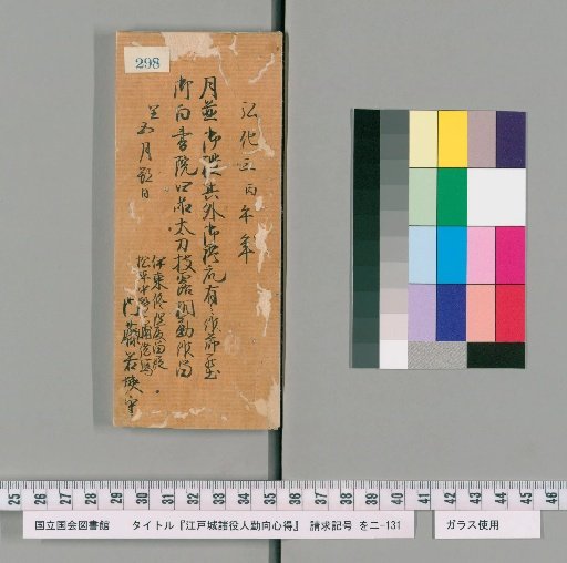 Rules of Conduct for Various Officials of Edo Castle [303]