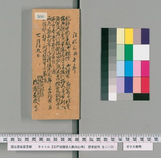 Rules of Conduct for Various Officials of Edo Castle [305]