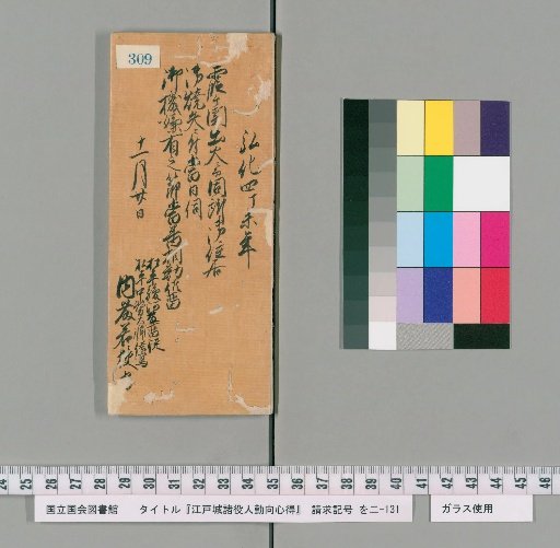 Rules of Conduct for Various Officials of Edo Castle [314]