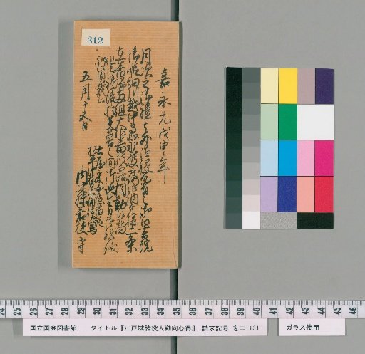 Rules of Conduct for Various Officials of Edo Castle [317]