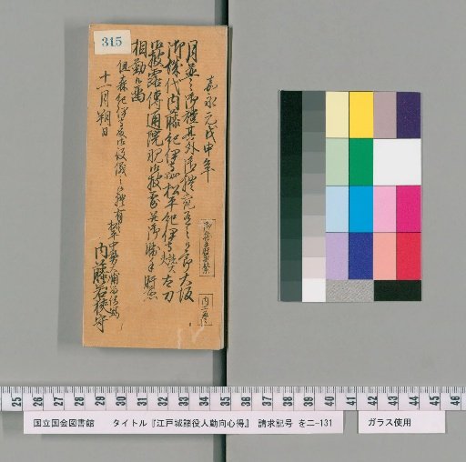 Rules of Conduct for Various Officials of Edo Castle [320]