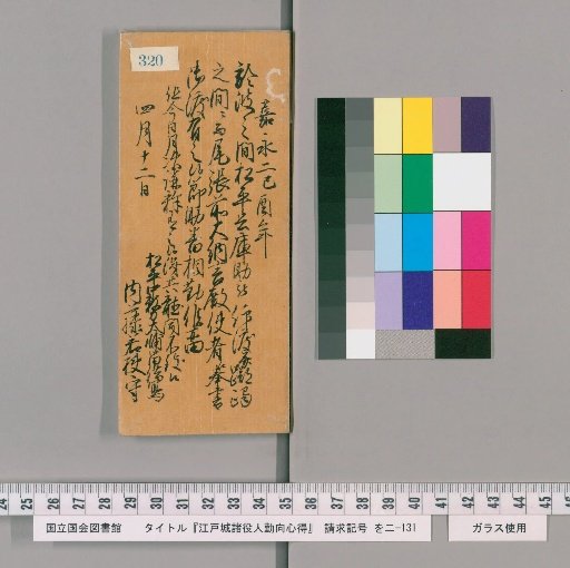 Rules of Conduct for Various Officials of Edo Castle [325]