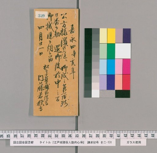 Rules of Conduct for Various Officials of Edo Castle [334]