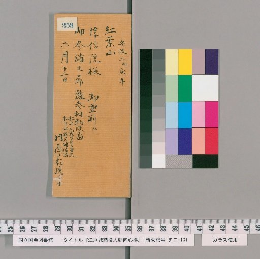 Rules of Conduct for Various Officials of Edo Castle [363]