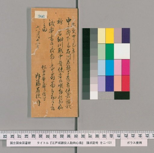 Rules of Conduct for Various Officials of Edo Castle [370]