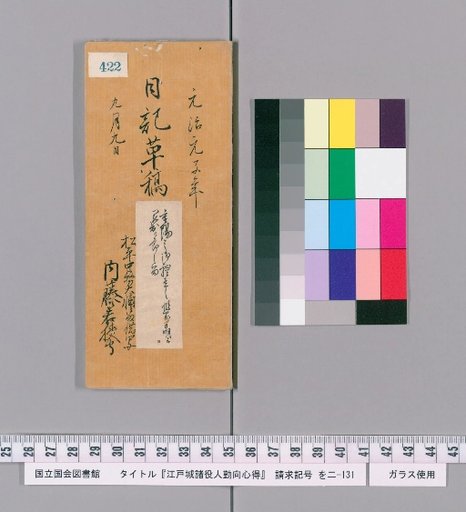 Rules of Conduct for Various Officials of Edo Castle [426]