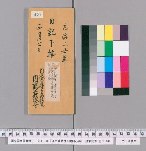 Rules of Conduct for Officials of Edo Castle [474]