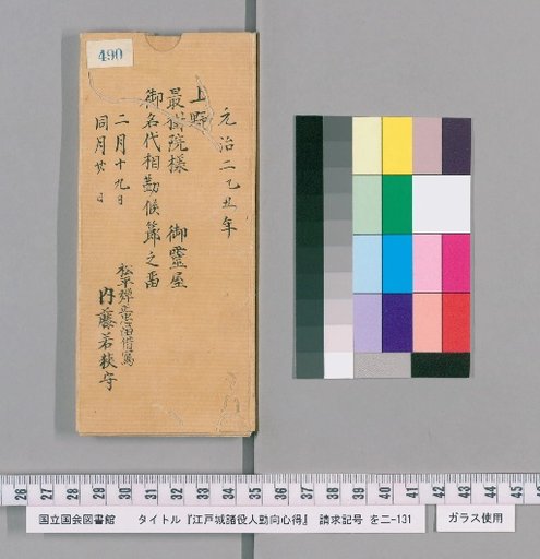 Rules of Conduct for Officials of Edo Castle [494]