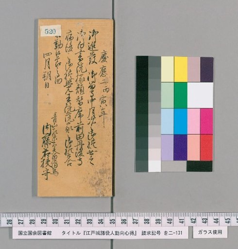 Rules of Conduct for Officials of Edo Castle [525]