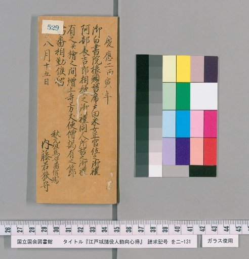 Rules of Conduct for Various Officials of Edo Castle [534]