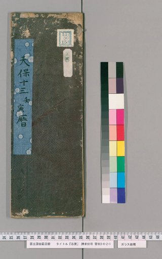 Ancient Calendar [23] [23]: Ise Calendar: Tenpō 13壬寅 Calendar (by Segawa Tōri)