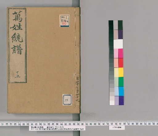 Gujin Wansheng Tongpu, 140 Volumes; Historical Imperial Surname Genealogy, 6 Volumes; Clan Genealogy Research, 14 Volumes [25]