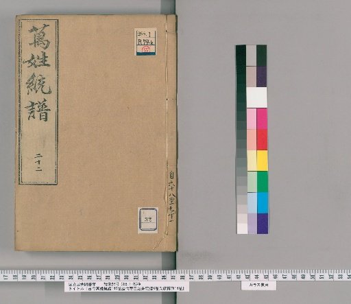 Gujin Wansheng Tongpu, 140 Volumes, Genealogy of Emperors Throughout History 6 Volumes, Clan Studies 14 Volumes [32]
