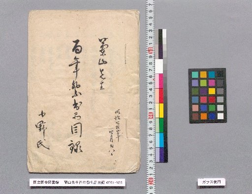 Catalog of Exhibits for the Centennial Memorial of Master Ranzan