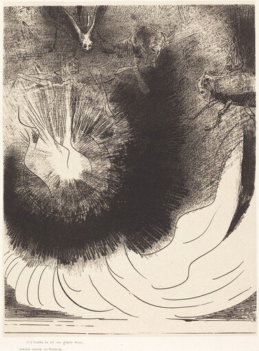 Et il tombe du ciel une grande etoile ardente (And there fell a great star from heaven burning as it were a lamp)