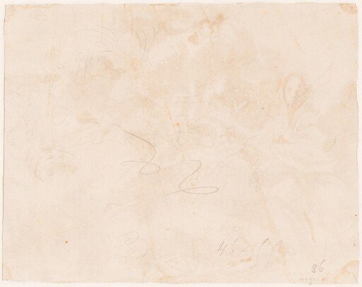 Sketch for the Flight into Egypt [verso]
