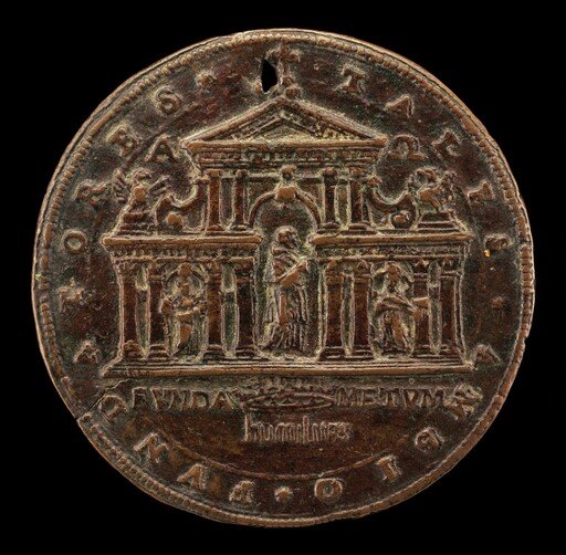 Founding of San Carlo ai Catinari, Rome, by Pope Paul V [obverse]