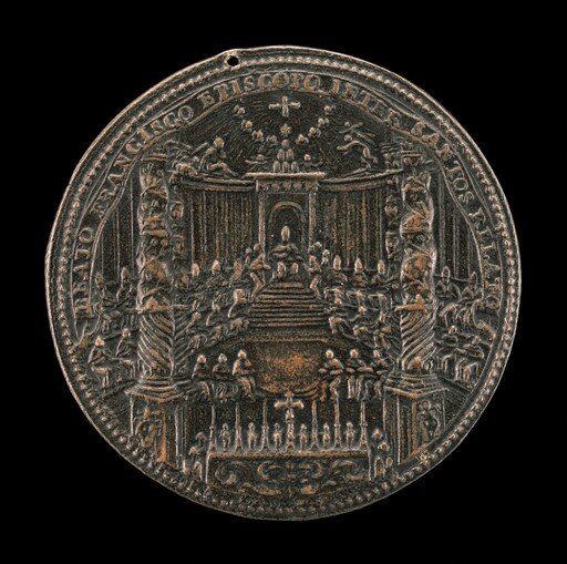 Canonization of Saint Francis of Sales in Saint Peter's [reverse]