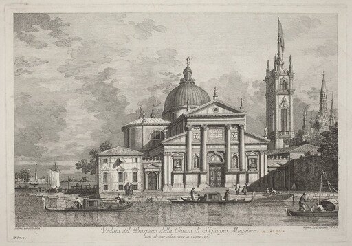 Veduta del Prospetto della Chiesa di S. Giorgio Maggiore